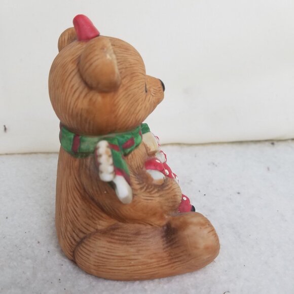 Teddy Bear Christmas Figures Taiwan‎ #5251 1980s HOMCO porcelain pair - Picture 8 of 13